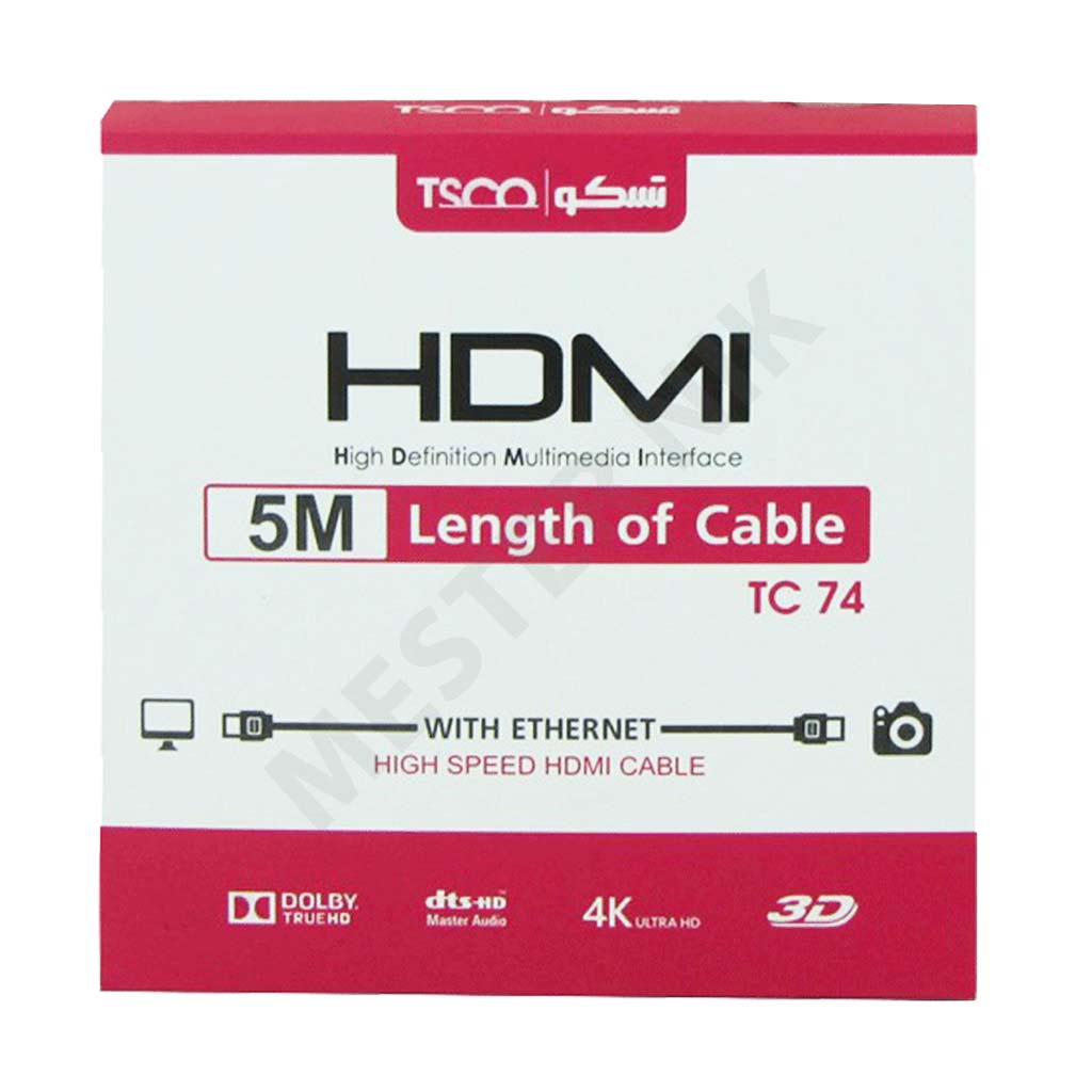 کابل HDMI تسکو مدل TC 74