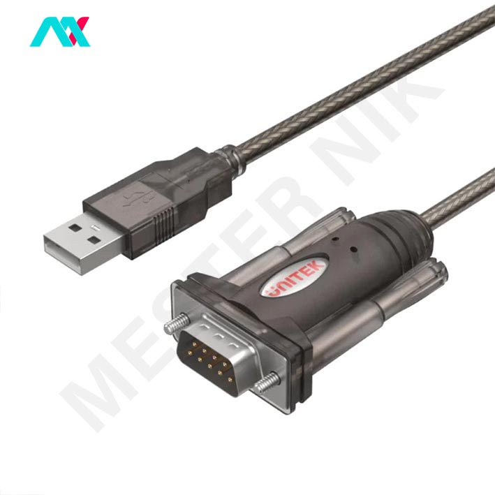 تصویر محصول کابل تبدیل USB to RS232 یونیتک مدل Y-105