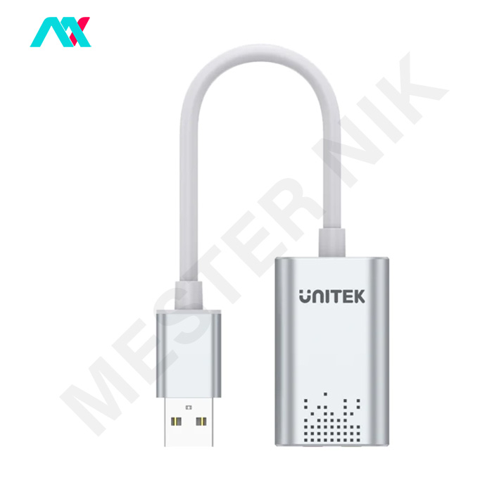 تصویر محصول مبدل صدا AUX و MIC به USB یونیتک مدل Y-247A