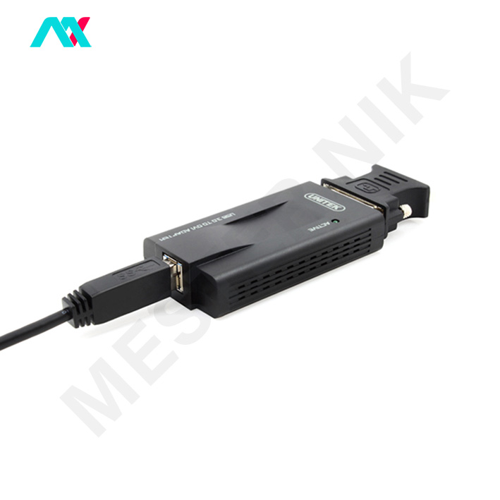 تصویر محصول کابل تبدیل USB3 TO DVI+VGA یونیتک مدل Y-3801