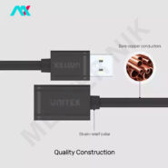 کابل افزایش طول USB2.0 یونیتک مدل Y-C417 به متراژ 3 متر